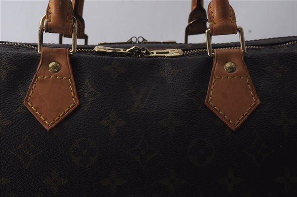Auth Louis Vuitton Monogram M53362 Porte Documents Voyage 2 Compartments 0120D