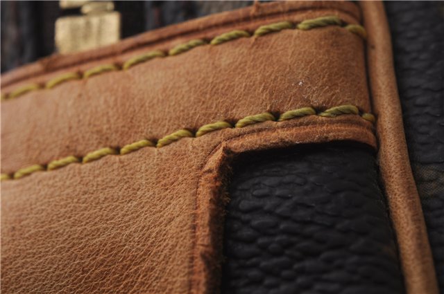 Auth Louis Vuitton Monogram M53362 Porte Documents Voyage 2 Compartments 0120D