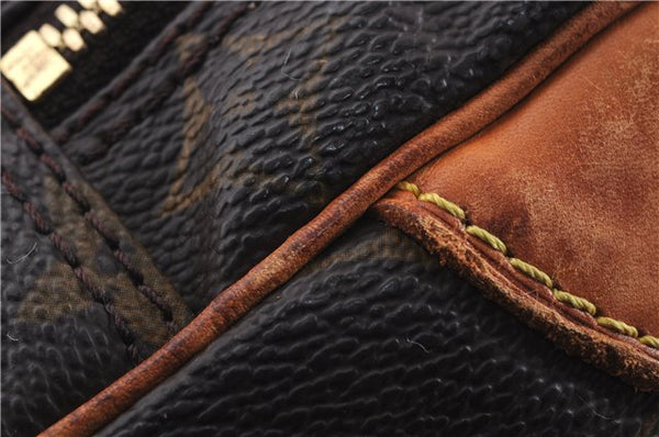 Auth Louis Vuitton Monogram M53362 Porte Documents Voyage 2 Compartments 0120D