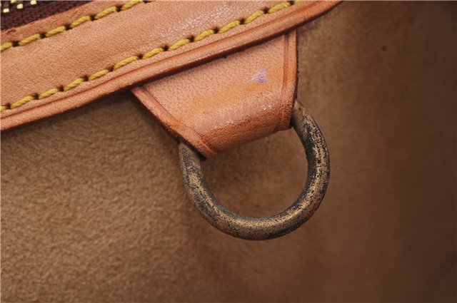 Auth Louis Vuitton Monogram M53362 Porte Documents Voyage 2 Compartments 0120D