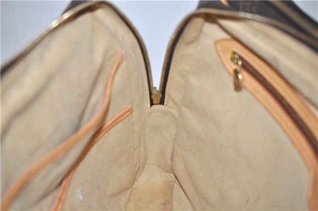 Auth Louis Vuitton Monogram M53362 Porte Documents Voyage 2 Compartments 0120D