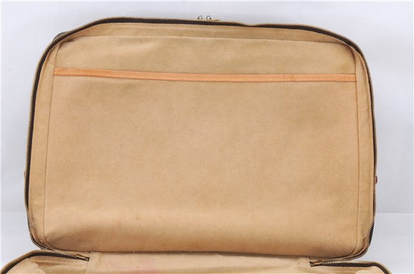 Auth Louis Vuitton Monogram M53362 Porte Documents Voyage 2 Compartments 0120D