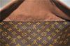 Auth Louis Vuitton Monogram M53362 Porte Documents Voyage 2 Compartments 0120D