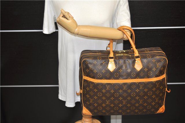 Auth Louis Vuitton Monogram M53362 Porte Documents Voyage 2 Compartments 0120D