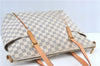 Authentic Louis Vuitton Damier Azur Totally MM Tote Bag N51262 LV 0121C