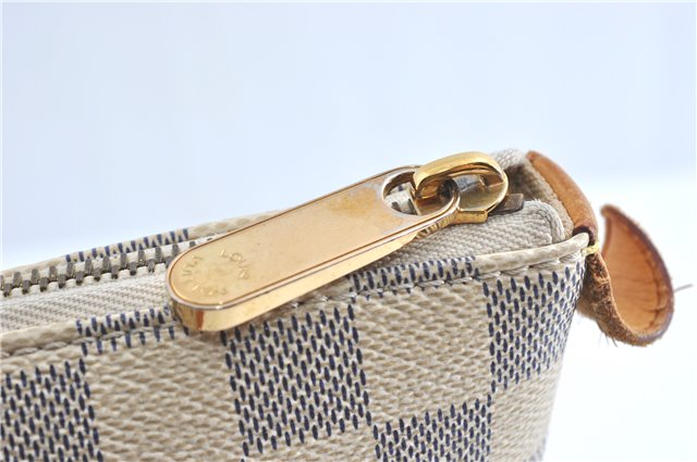 Authentic Louis Vuitton Damier Azur Totally MM Tote Bag N51262 LV 0121C