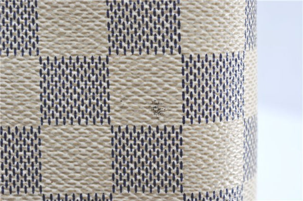 Authentic Louis Vuitton Damier Azur Totally MM Tote Bag N51262 LV 0121C