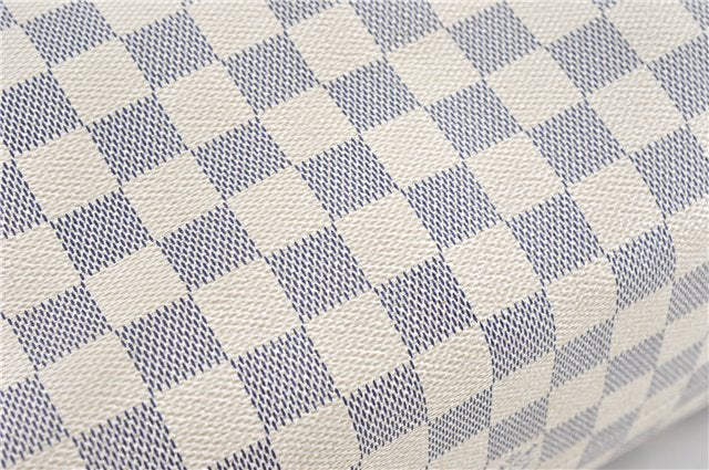 Authentic Louis Vuitton Damier Azur Totally MM Tote Bag N51262 LV 0121C