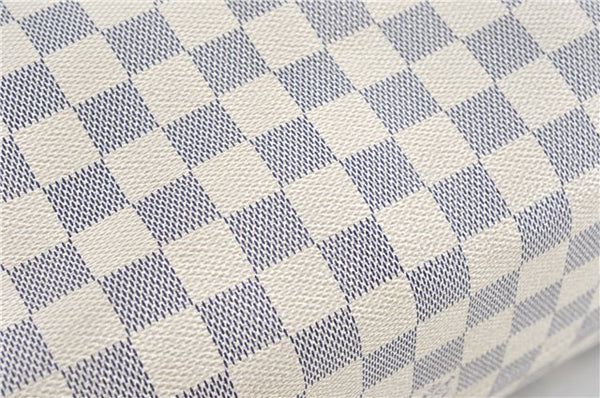 Authentic Louis Vuitton Damier Azur Totally MM Tote Bag N51262 LV 0121C