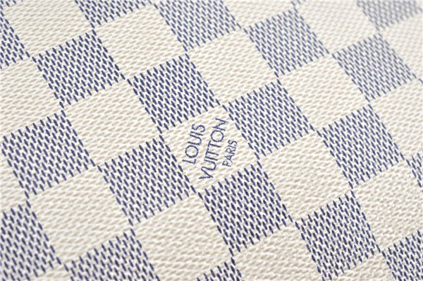 Authentic Louis Vuitton Damier Azur Totally MM Tote Bag N51262 LV 0121C