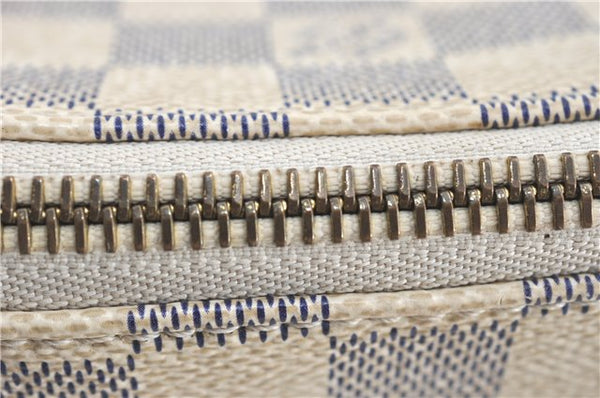 Authentic Louis Vuitton Damier Azur Totally MM Tote Bag N51262 LV 0121C