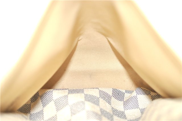 Authentic Louis Vuitton Damier Azur Totally MM Tote Bag N51262 LV 0121C