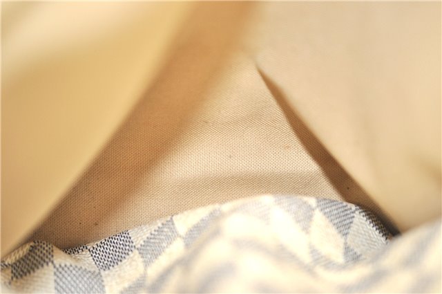 Authentic Louis Vuitton Damier Azur Totally MM Tote Bag N51262 LV 0121C