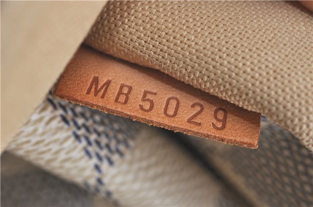 Authentic Louis Vuitton Damier Azur Totally MM Tote Bag N51262 LV 0121C