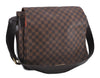 Authentic Louis Vuitton Damier Bastille Shoulder Cross Body Bag N45258 LV 0121D