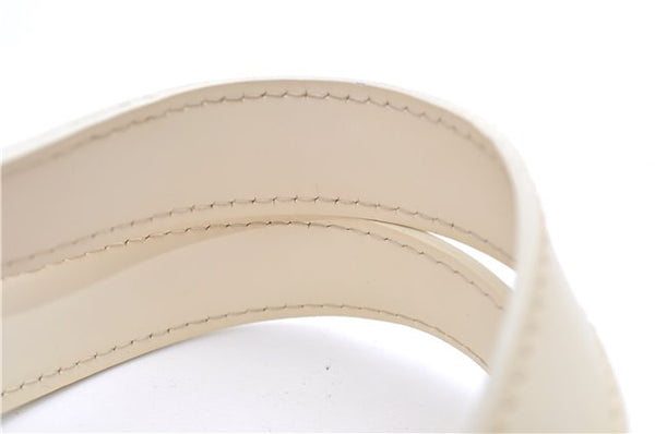 Auth Louis Vuitton Epi Plage Lagoon Bay Tote Bag M92471 Clear Beige White 0122E