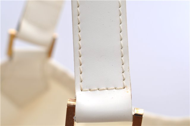 Auth Louis Vuitton Epi Plage Lagoon Bay Tote Bag M92471 Clear Beige White 0122E