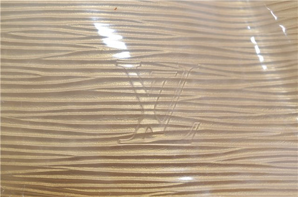 Auth Louis Vuitton Epi Plage Lagoon Bay Tote Bag M92471 Clear Beige White 0122E