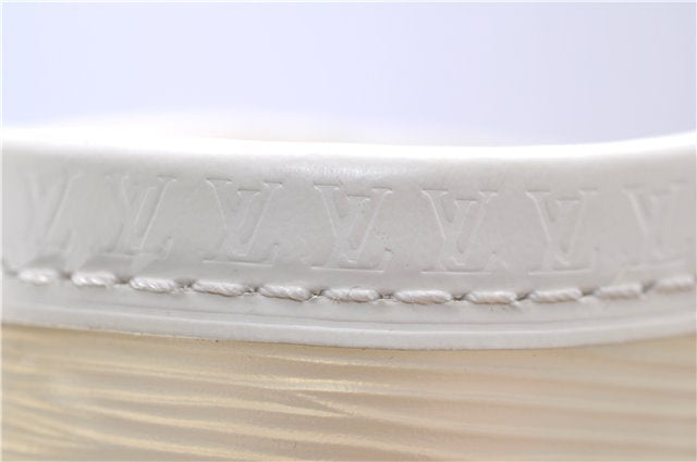 Auth Louis Vuitton Epi Plage Lagoon Bay Tote Bag M92471 Clear Beige White 0122E