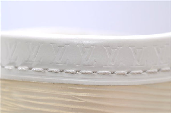 Auth Louis Vuitton Epi Plage Lagoon Bay Tote Bag M92471 Clear Beige White 0122E