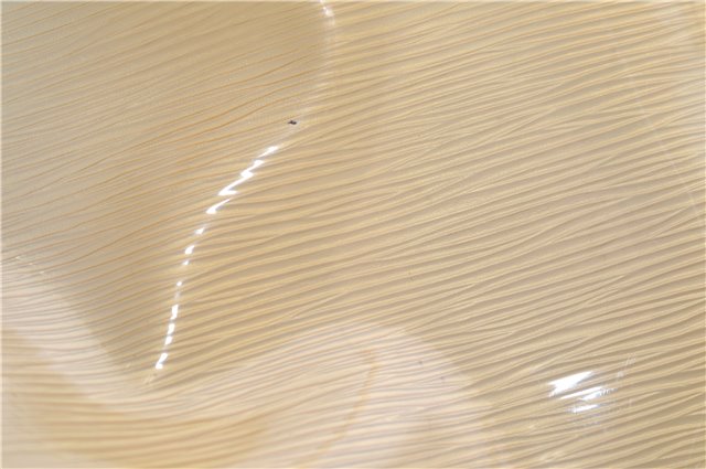 Auth Louis Vuitton Epi Plage Lagoon Bay Tote Bag M92471 Clear Beige White 0122E