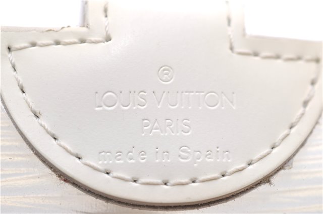 Auth Louis Vuitton Epi Plage Lagoon Bay Tote Bag M92471 Clear Beige White 0122E