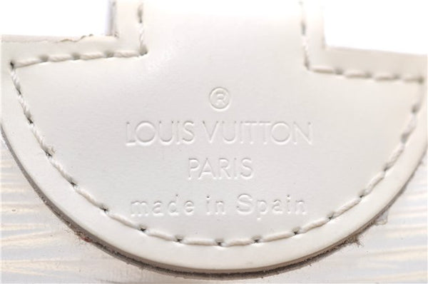 Auth Louis Vuitton Epi Plage Lagoon Bay Tote Bag M92471 Clear Beige White 0122E