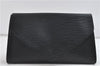 Authentic Louis Vuitton Epi Arts Deco Clutch Bag Black M52632 LV 0123D