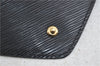 Authentic Louis Vuitton Epi Arts Deco Clutch Bag Black M52632 LV 0123D