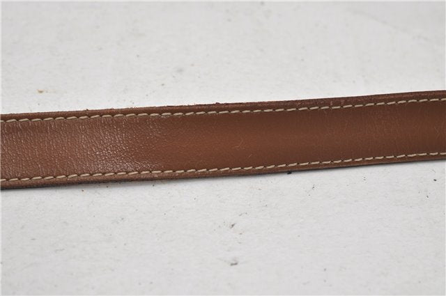 Authentic BURBERRY Vintage Leather Shoulder Hand Bag Brown 0124E