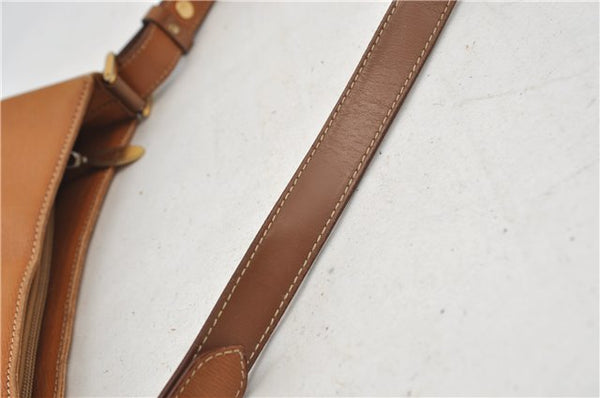 Authentic BURBERRY Vintage Leather Shoulder Hand Bag Brown 0124E
