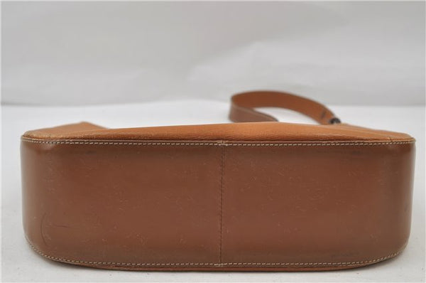Authentic BURBERRY Vintage Leather Shoulder Hand Bag Brown 0124E