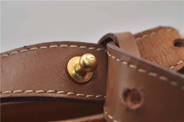 Authentic BURBERRY Vintage Leather Shoulder Hand Bag Brown 0124E