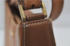 Authentic BURBERRY Vintage Leather Shoulder Hand Bag Brown 0124E