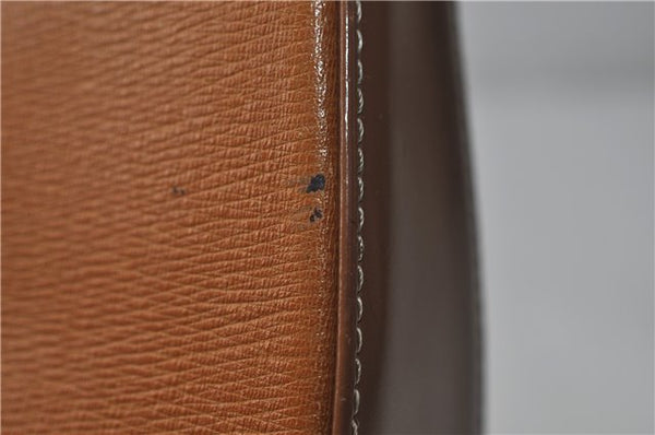 Authentic BURBERRY Vintage Leather Shoulder Hand Bag Brown 0124E