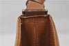 Authentic BURBERRY Vintage Leather Shoulder Hand Bag Brown 0124E