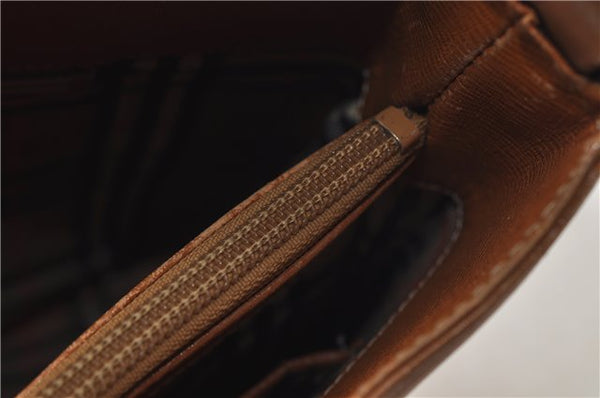 Authentic BURBERRY Vintage Leather Shoulder Hand Bag Brown 0124E