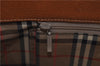 Authentic BURBERRY Vintage Leather Shoulder Hand Bag Brown 0124E