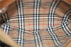 Authentic BURBERRY Vintage Leather Shoulder Hand Bag Brown 0124E