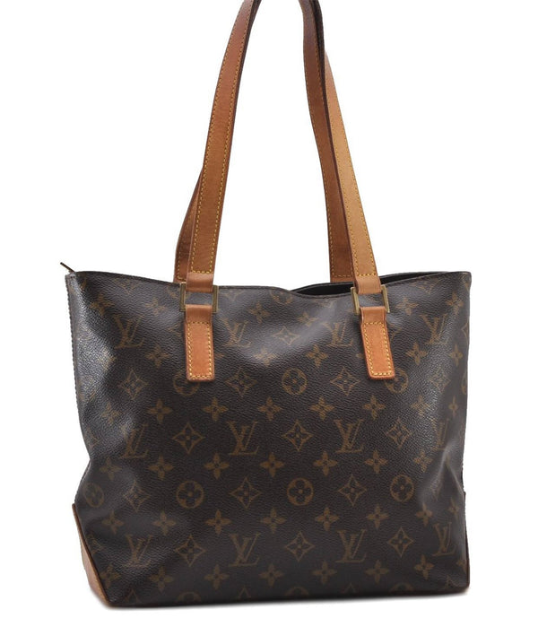 Authentic Louis Vuitton Monogram Cabas Piano Tote Bag M51148 LV 0125D