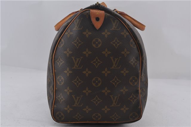 Authentic Louis Vuitton Monogram Speedy 40 Hand Boston Bag M41522 LV 0125E