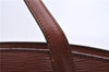 Authentic Louis Vuitton Epi Saint Jacques Hand Bag Brown M52273 LV 0126D