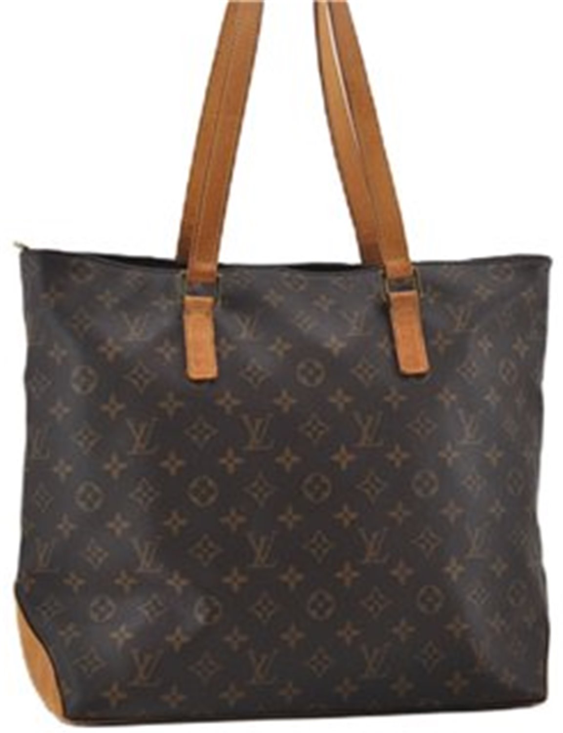 Authentic Louis Vuitton Monogram Cabas Mezzo Shoulder Tote Bag M51151 LV 0126F