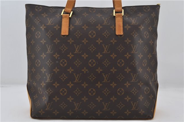 Authentic Louis Vuitton Monogram Cabas Mezzo Shoulder Tote Bag M51151 LV 0126F