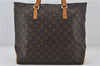 Authentic Louis Vuitton Monogram Cabas Mezzo Shoulder Tote Bag M51151 LV 0126F