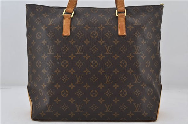 Authentic Louis Vuitton Monogram Cabas Mezzo Shoulder Tote Bag M51151 LV 0126F