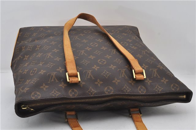 Authentic Louis Vuitton Monogram Cabas Mezzo Shoulder Tote Bag M51151 LV 0126F