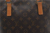 Authentic Louis Vuitton Monogram Cabas Mezzo Shoulder Tote Bag M51151 LV 0126F
