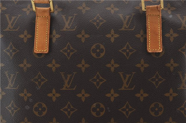 Authentic Louis Vuitton Monogram Cabas Mezzo Shoulder Tote Bag M51151 LV 0126F
