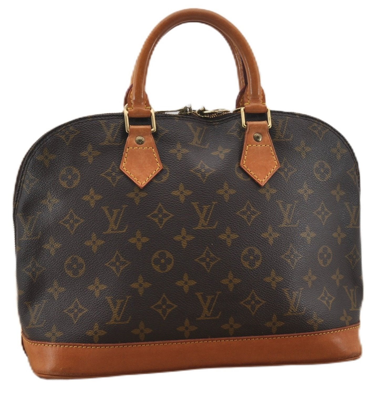 Authentic Louis Vuitton Monogram Alma Hand Bag Purse M51130 LV 0127F